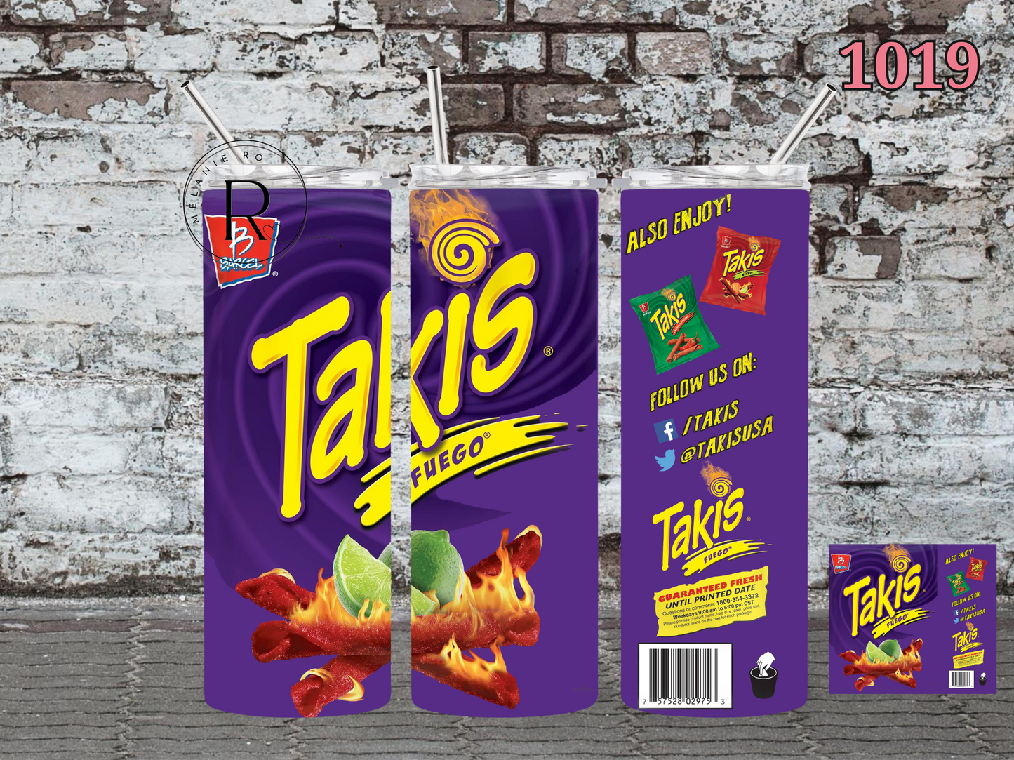 Takis Fuego Chips Tumbler