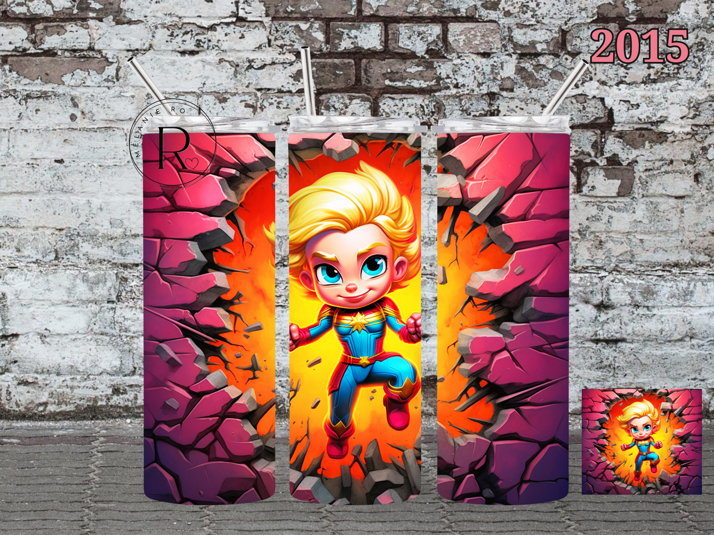 Baby Captain Marvel Tumbler