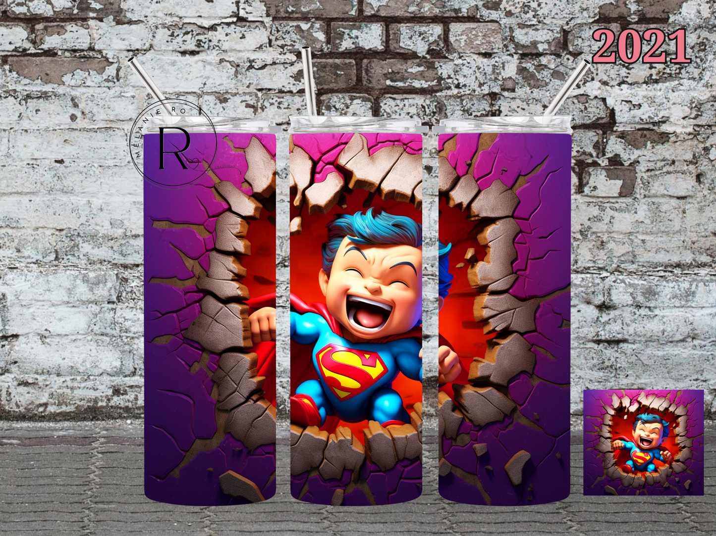 Baby SuperMan Tumbler