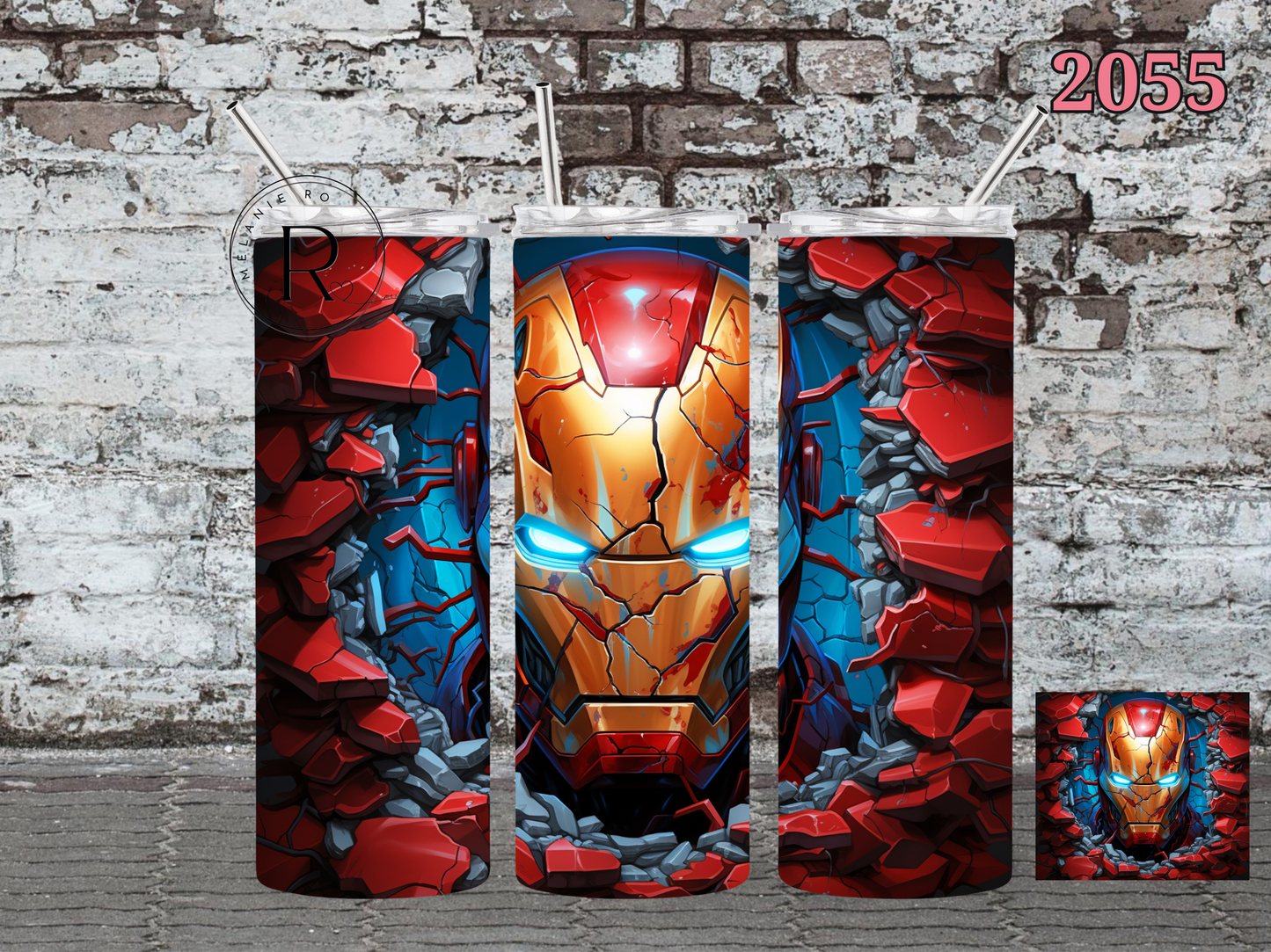 Ironman Face Tumbler