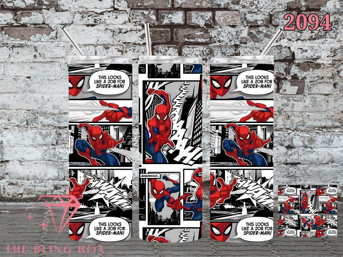 Spider Comic Book Tumbler