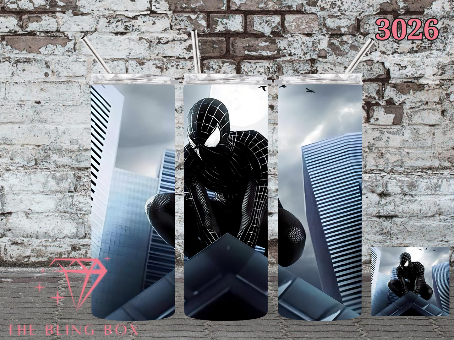 Black Spider Tumbler